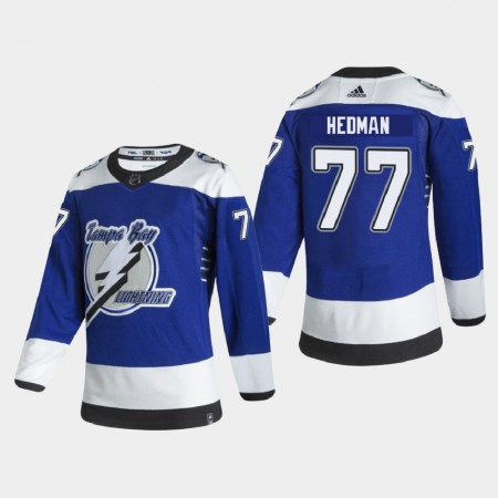 Pánské Hokejový Dres Tampa Bay Lightning Dresy Victor Hedman 77 2020-21 Reverse Retro Authentic